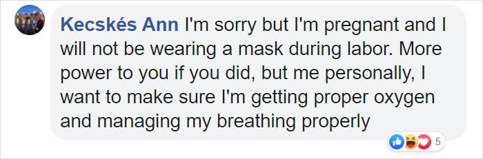 Moms Who Gave Birth Wearing Masks Respond To Those Refusing To Wear Them For 5 Minutes With Savage Tweets