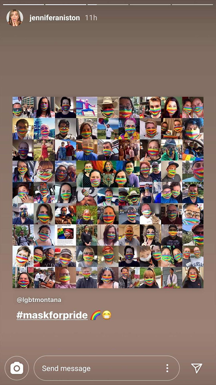 Jennifer Aniston's Sincere Post About The Need To Wear A Face Mask Gets 5 Million Likes In 10 Hours