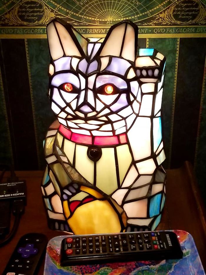 I Collect Stained Glass Lamps. Here's One I Love The Most