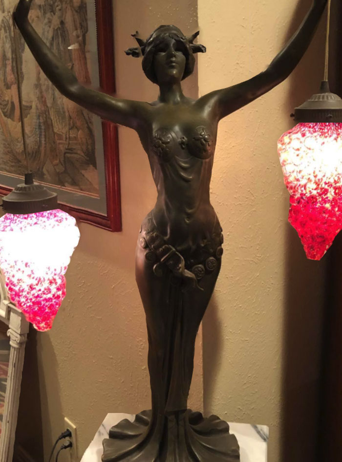 I Found This Amazing Lamp A Few Years Ago At A Salvation Army. Everyone Asks Where I Got It And Cannot Believe Where It Came From