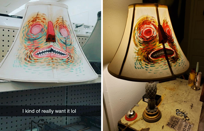 I Found This Lamp Shade At The Boys And Girls Ranch Thrift Store In Detroit Lakes, Mn