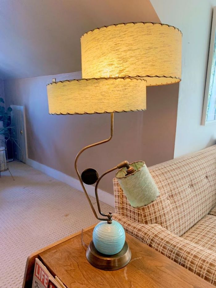 I Love Mid-Century Lamps And Have Amassed Quite A Collection Over The Years. This Is My Favourite One Because Of The Turquoise Colour And Quirky Design. I Call It My ‘Neptune Lamp’ Because The Ball At The Base Reminds Me Of The Planet:). Found At Value Village, Whyte Ave In Edmonton, Alberta