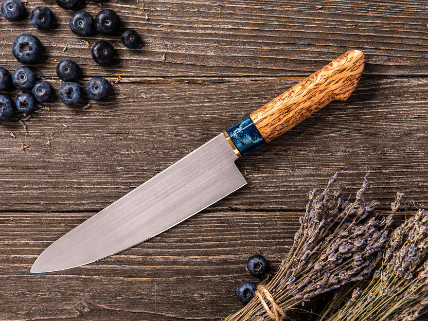 Russian Craftsman Creates Knives Using Buckwheat And Mammoth Teeth (12 Pics)