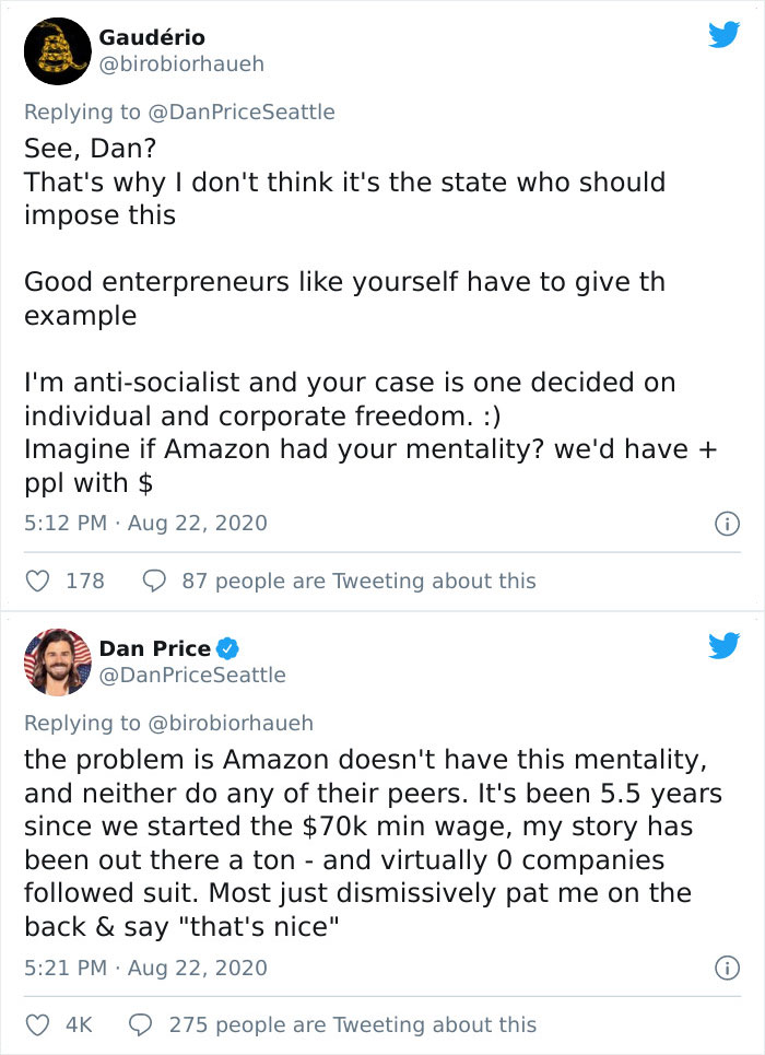 CEO Who Took $1M Paycut To Give All Employees $70K Minimum Salary In 2015 Explains How It Affected The Company CEO Who Took $1M Paycut To Give All Employees $70K Minimum Salary In 2015 Explains How It Affected The Company