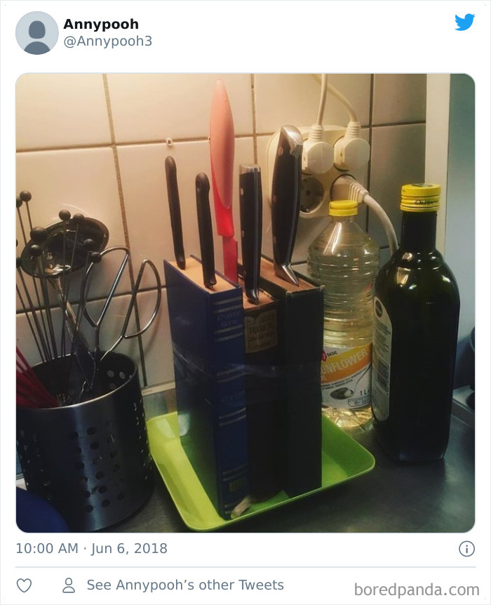 No Knife Holder - No Problem