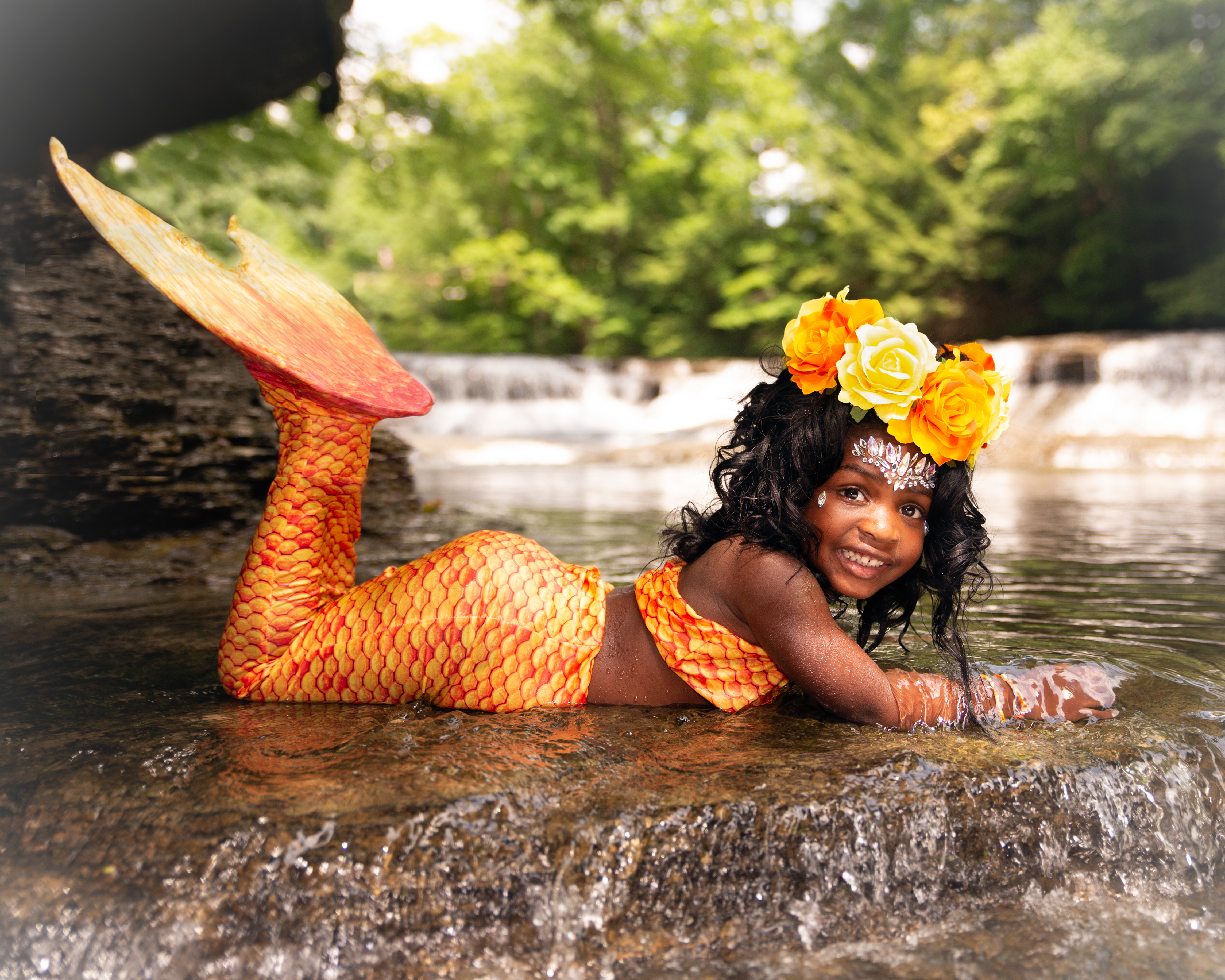 Little Mermaids And Waterfalls