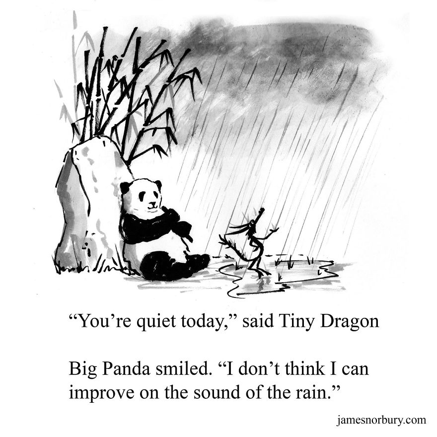 I Draw Dragons & Pandas To Spread Happiness