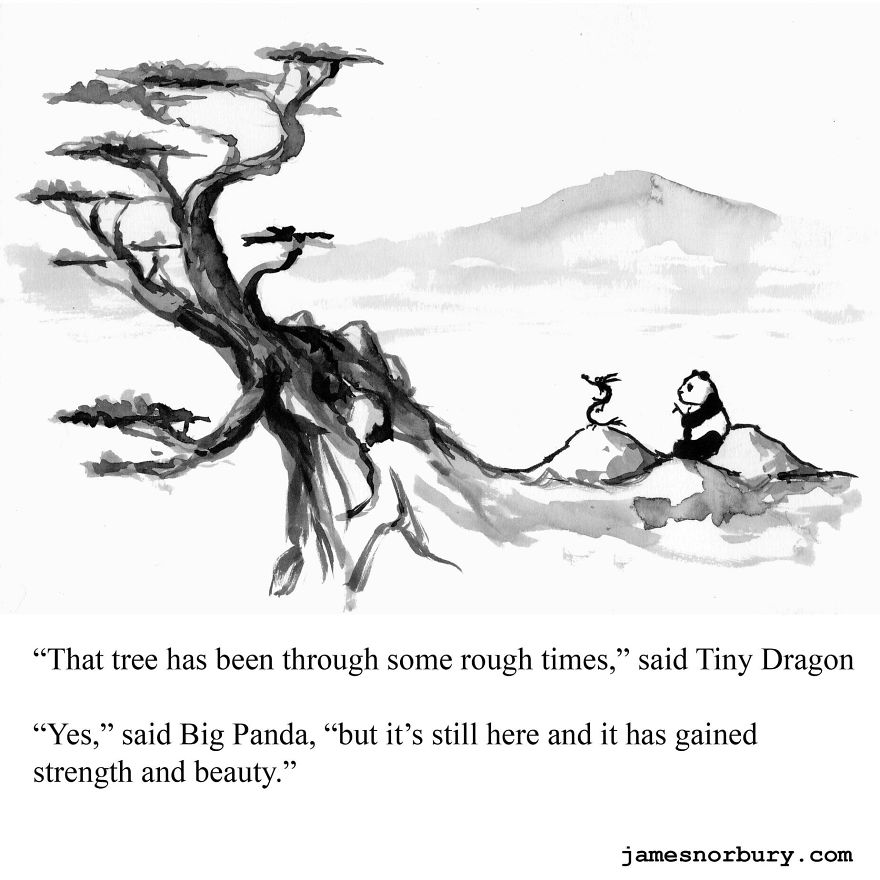 I Draw Dragons & Pandas To Spread Happiness