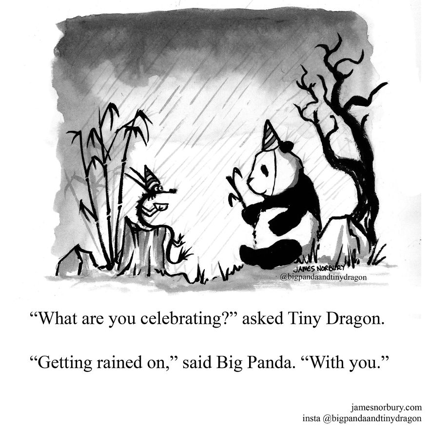 I Draw Dragons & Pandas To Spread Happiness