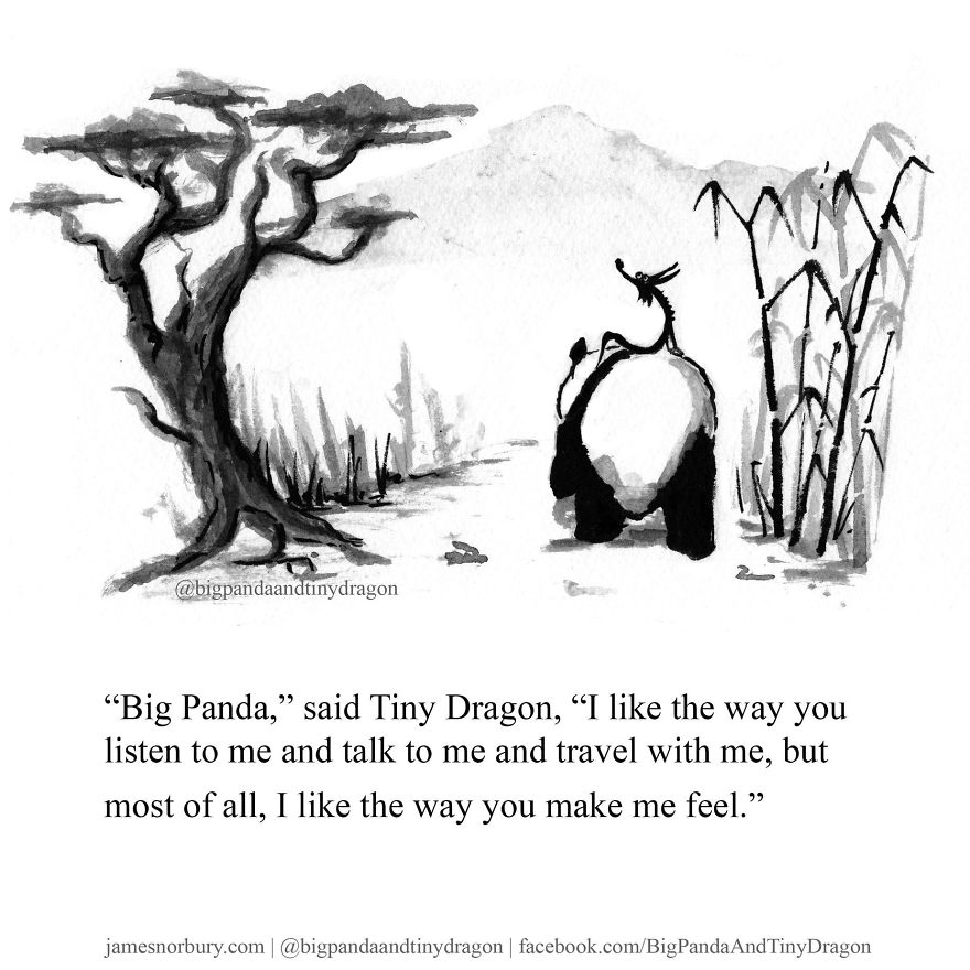 I Draw Dragons & Pandas To Spread Happiness