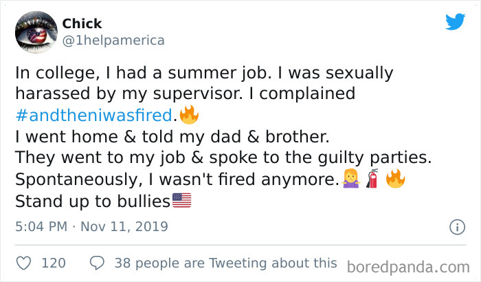 And Then I Was Fired Hashtag