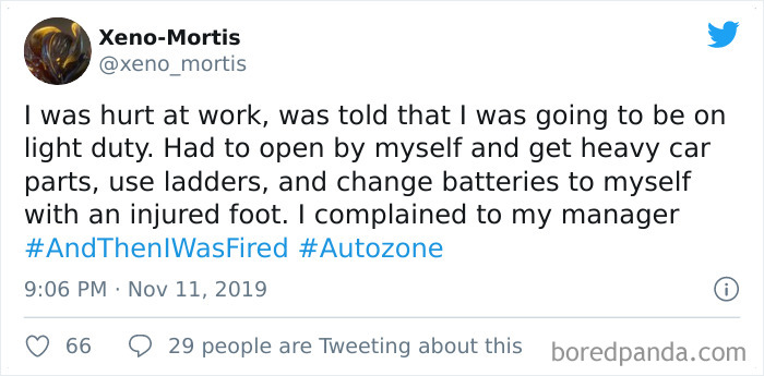 And Then I Was Fired Hashtag