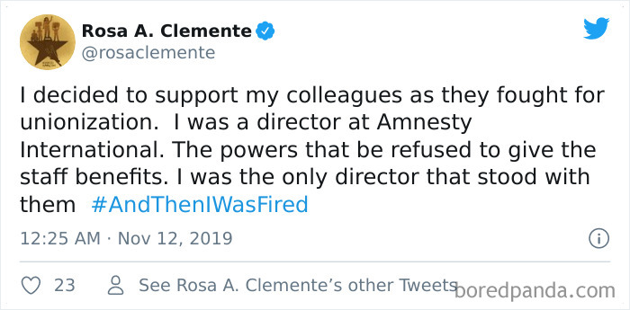 And Then I Was Fired Hashtag