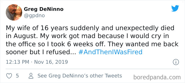 And Then I Was Fired Hashtag