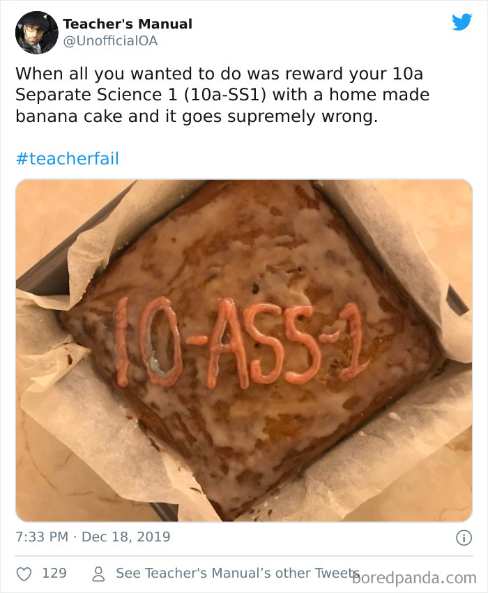 Banana Cake Went Supremely Wrong