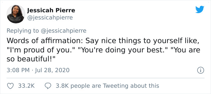 Woman Shares Tips On How To Practice Love Languages On Yourself