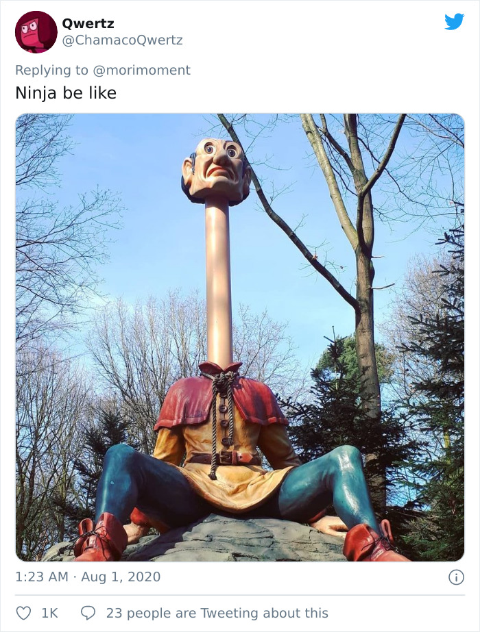 This Twitter User Lengthens Ninja's Neck After Every 20 Likes, Posts The Hilarious Result After Receiving 100k Likes This Twitter User Lengthens Ninja's Neck After Every 20 Likes, Posts The Hilarious Result After Receiving 100k Likes