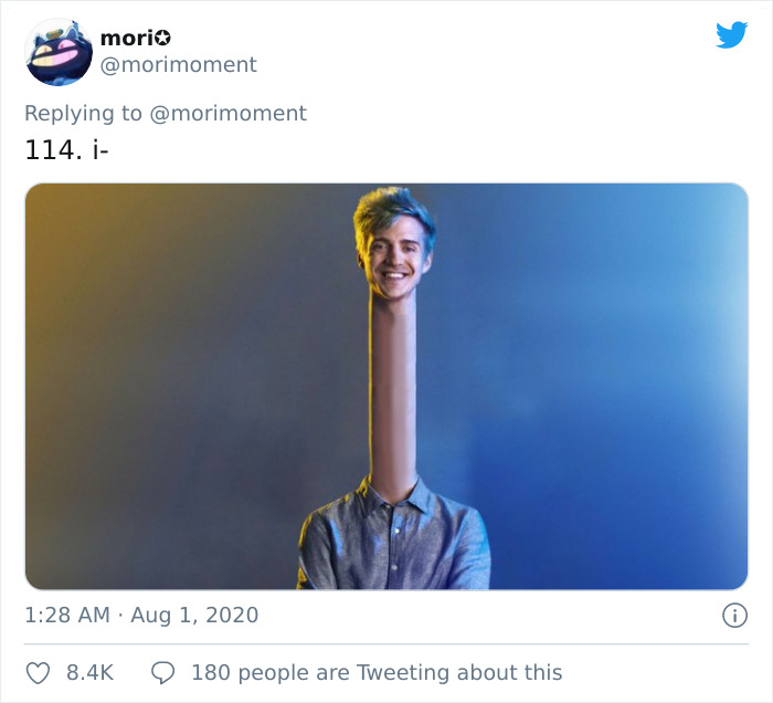 This Twitter User Lengthens Ninja's Neck After Every 20 Likes, Posts The Hilarious Result After Receiving 100k Likes This Twitter User Lengthens Ninja's Neck After Every 20 Likes, Posts The Hilarious Result After Receiving 100k Likes