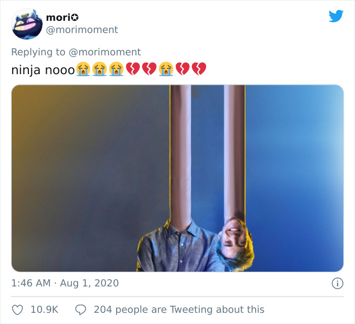 This Twitter User Lengthens Ninja's Neck After Every 20 Likes, Posts The Hilarious Result After Receiving 100k Likes This Twitter User Lengthens Ninja's Neck After Every 20 Likes, Posts The Hilarious Result After Receiving 100k Likes