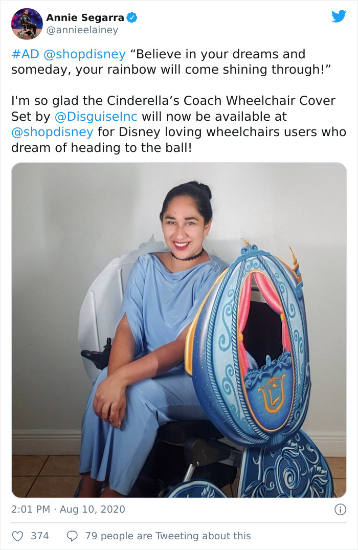 Disney Has Started Selling Costumes That Are Wheelchair-Friendly Disney Has Started Selling Costumes That Are Wheelchair-Friendly