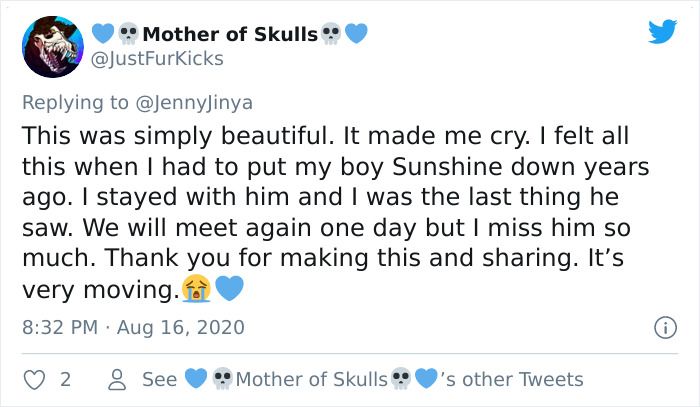 Artist Who Made People Cry With Her Grim Reaper Animal Comics Is Back, And This Time It’s About Seeing Your Dog Being Put To Sleep