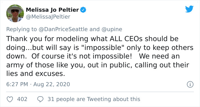 CEO Who Took $1M Paycut To Give All Employees $70K Minimum Salary In 2015 Explains How It Affected The Company CEO Who Took $1M Paycut To Give All Employees $70K Minimum Salary In 2015 Explains How It Affected The Company