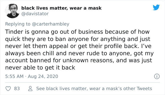 Guy Gets Accused Of ‘Catfishing’ And Banned From Tinder After This Girl Reported His Profile Pic Guy Gets Accused Of ‘Catfishing’ And Banned From Tinder After This Girl Reported His Profile Pic