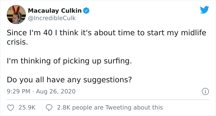 Macaulay Culkin Just Turned 40, Addresses Aging And Midlife Crisis In His Own Style