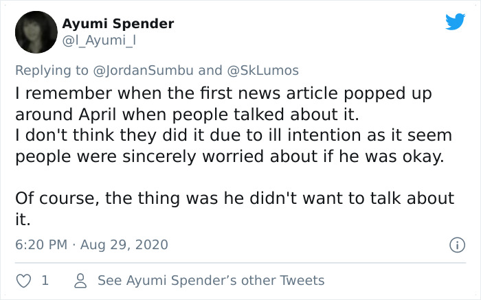 Tweet reflecting on reactions to Chadwick Boseman's weight loss, highlighting sincere concerns and intentions. Tweet reflecting on reactions to Chadwick Boseman's weight loss, highlighting sincere concerns and intentions.