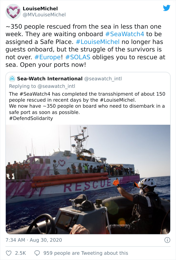 Banksy Sponsored Rescue Boat To Help Refugees Crossing The Mediterranean Banksy Sponsored Rescue Boat To Help Refugees Crossing The Mediterranean