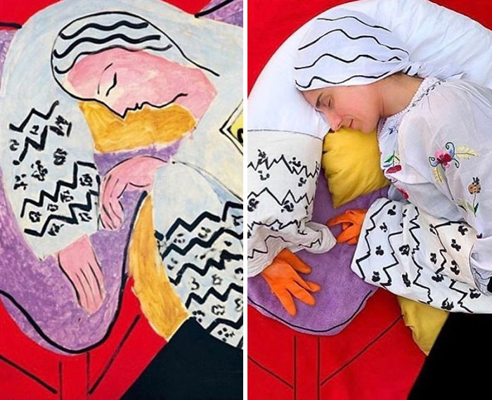 People Are Still Recreating Artwork At Home For The Museum Challenge (117 New Pics)