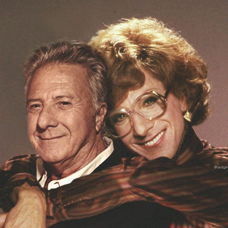 Dustin Hoffman And Dorothy Michaels