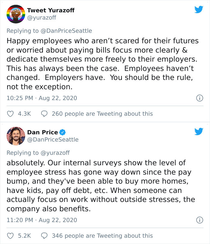 CEO Who Took $1M Paycut To Give All Employees $70K Minimum Salary In 2015 Explains How It Affected The Company CEO Who Took $1M Paycut To Give All Employees $70K Minimum Salary In 2015 Explains How It Affected The Company