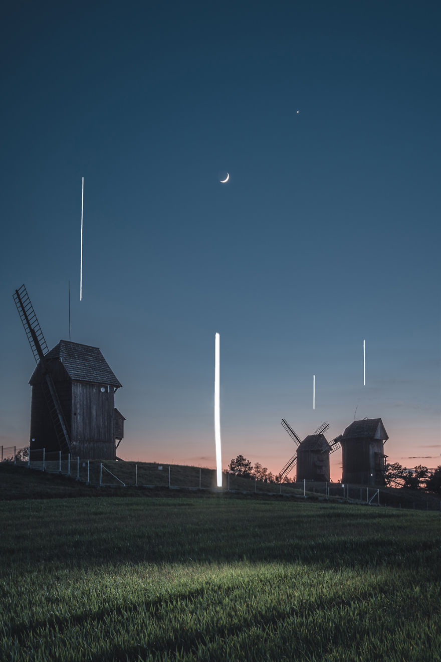 I've Painted Night Landscapes With A Drone