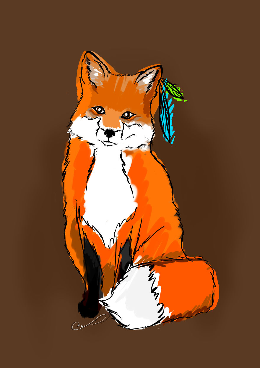 The Results Of Drawing Foxes For 8 Years The Results Of Drawing Foxes For 8 Years