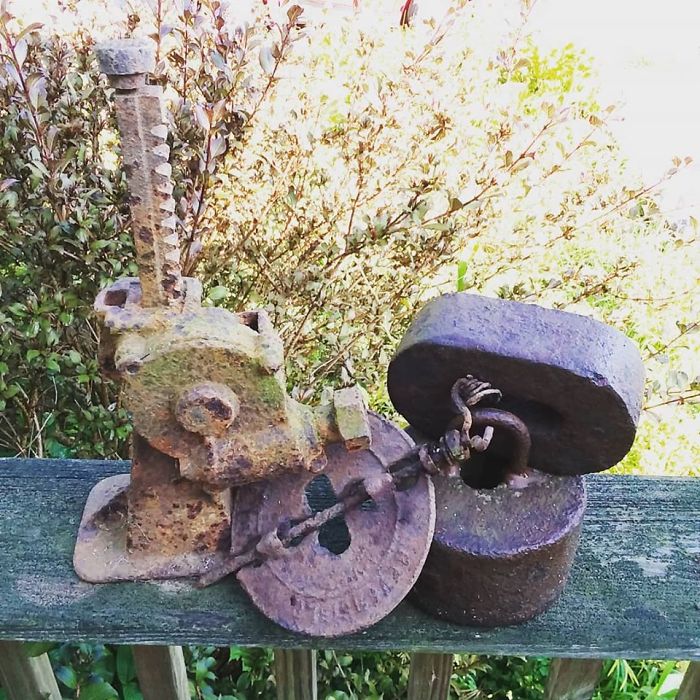 A Collection Of Items Dug Out Of The Yard Of My 1850 House