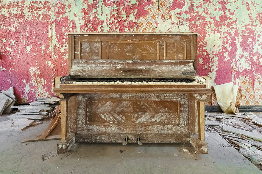 Here Below My Love Nothing Lasts (Abandoned Hotel, Belgium)