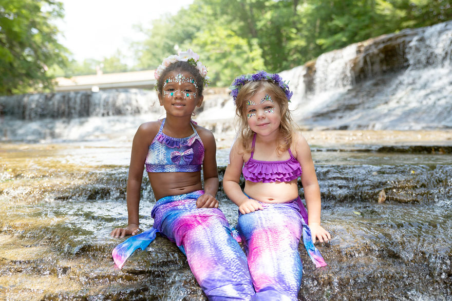 Little Mermaids And Waterfalls