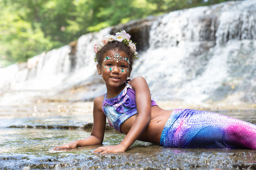 Little Mermaids And Waterfalls
