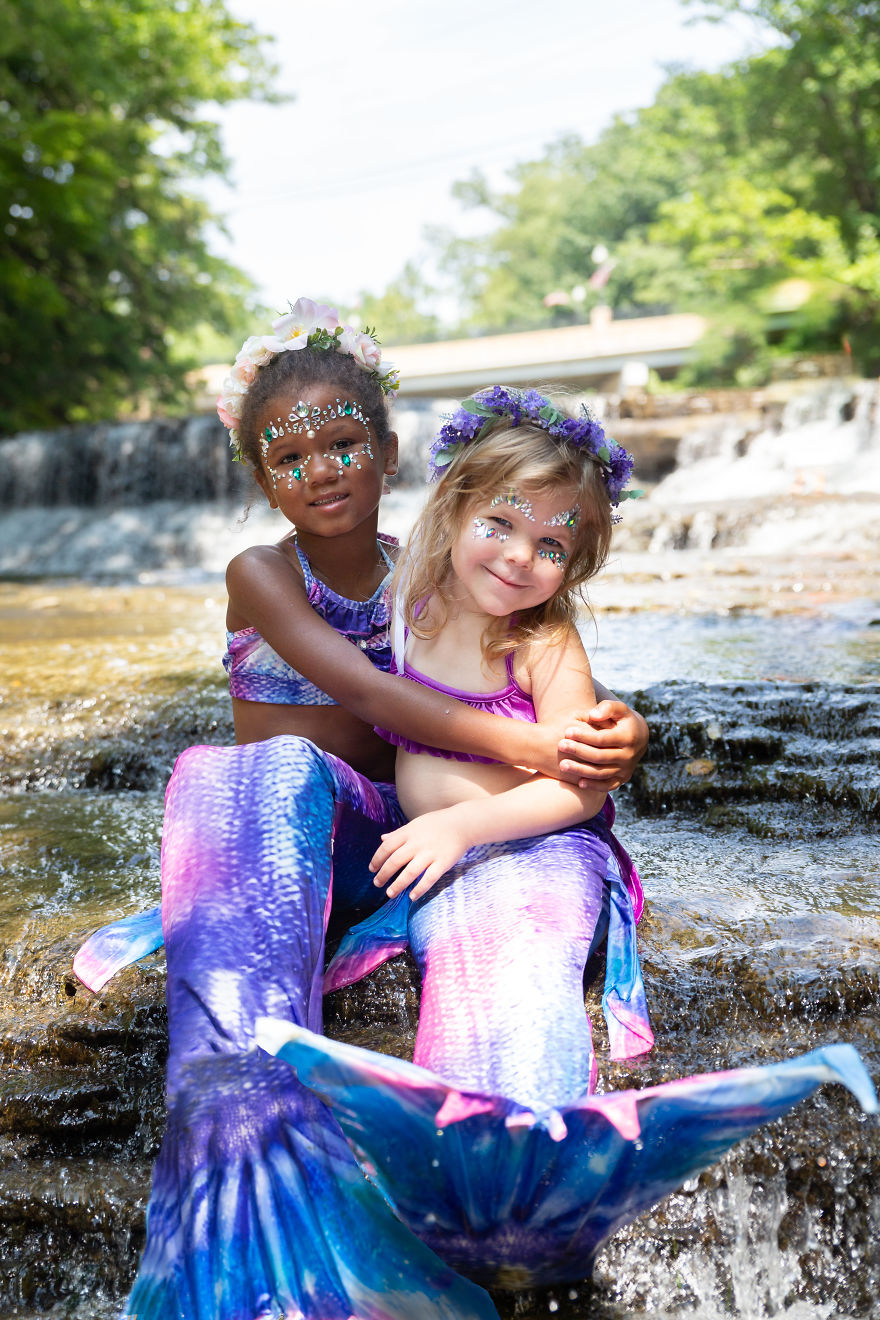 Little Mermaids And Waterfalls