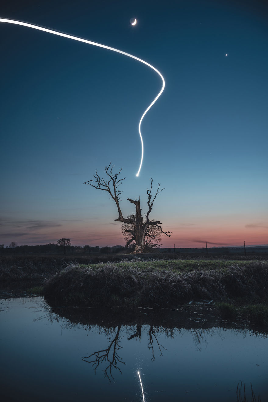 I've Painted Night Landscapes With A Drone