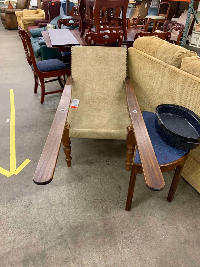 I Know It’s A Chair, But What’s With The Extended Arms?