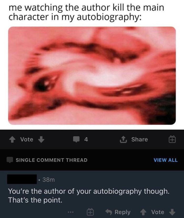 Oh No, The Protagonist Died!