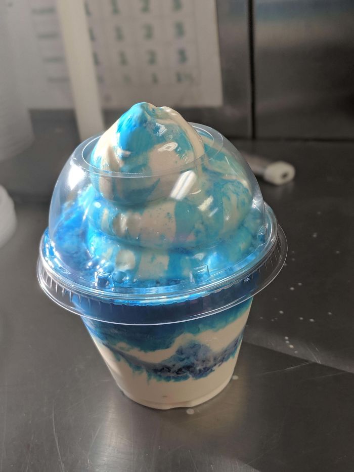 "I Want A Large Dish Of Ice Cream With Ocean Water On Top" Coming Right Up