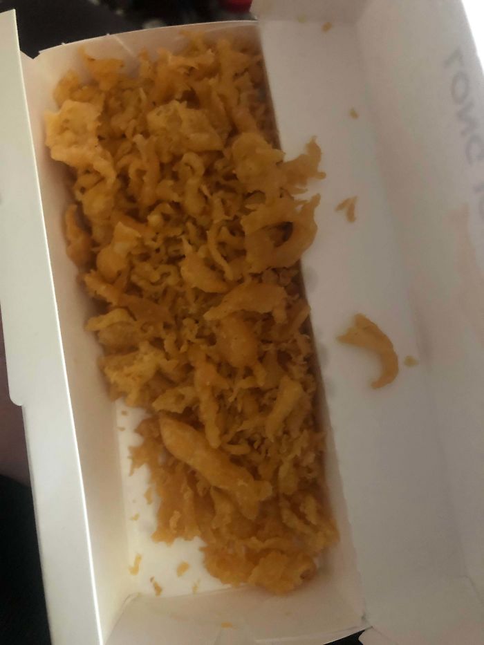 Got Lunch Delivered And Put A Note For “Some Extra Crumbs Please And Thank You”... I’m A Happy Camper