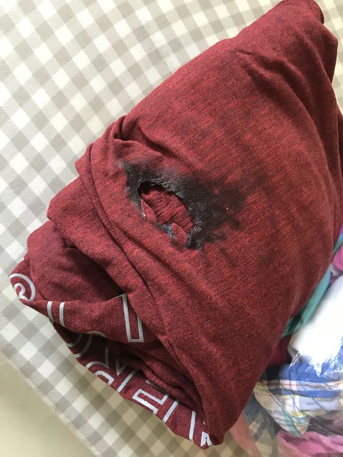 The Iron Was Too Hot For It