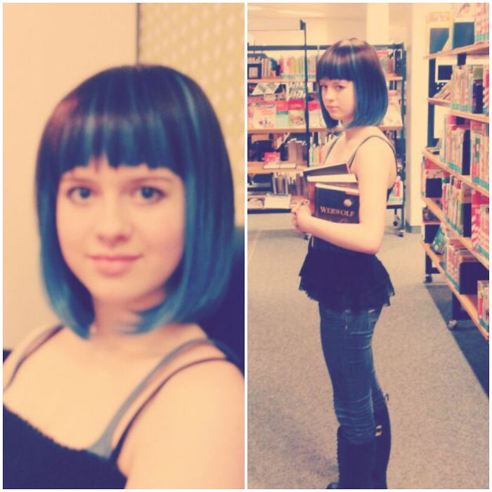 13 Year Old Me Thought Wearing A Cheap Costume Wig Was Better Than Looking Like The Other Girls