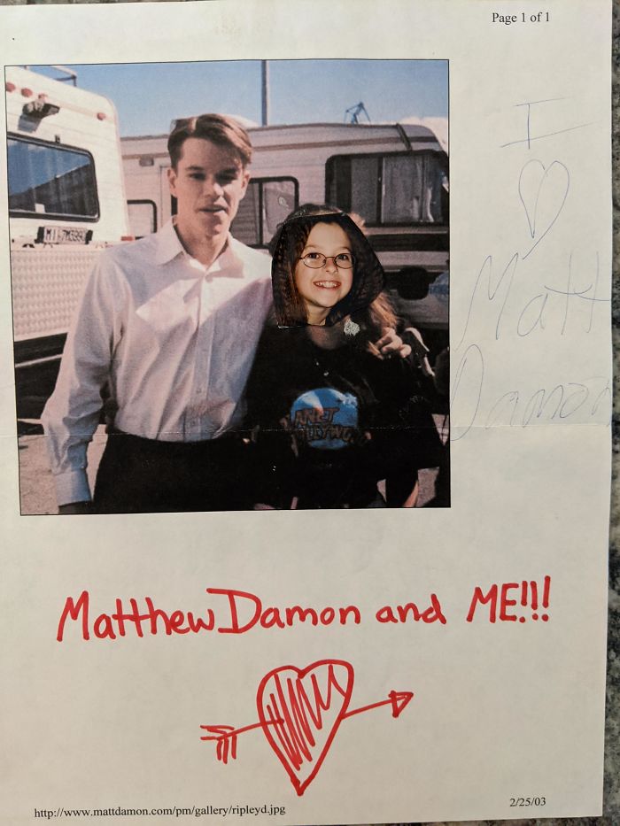 Okay Okay So I Just Posted Last Night, But I Found This Today In A "Cute Boys" Folder At My Parents' House And I Just...couldn't Resist. 11 Years Old, 2003