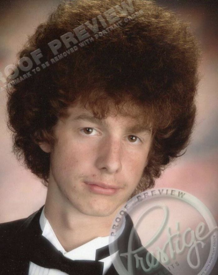 They Had To Zoom Out To Fit The Fro In My High School Picture... No Regrets