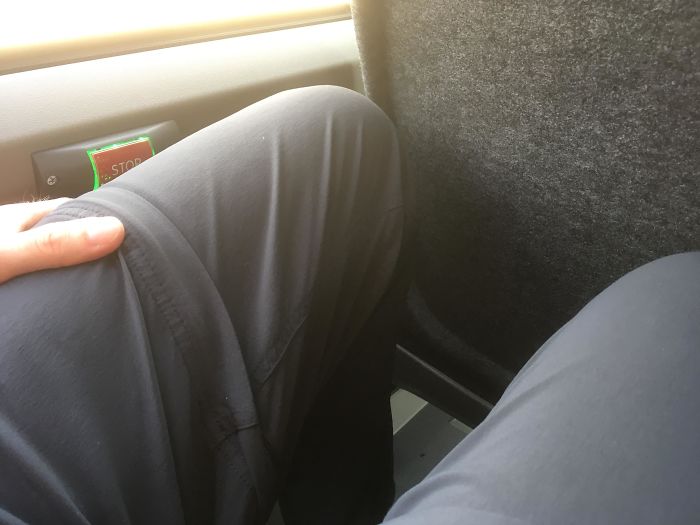 My City Just Replaced All Their Buses With Brand New Ones. The Stop Button Is Now Located Where You Normally Rest Your Knee. It’s Super Sensitive And People Constantly Hit It By Mistake, So The Driver Has To Stop Although No One Is Getting Off